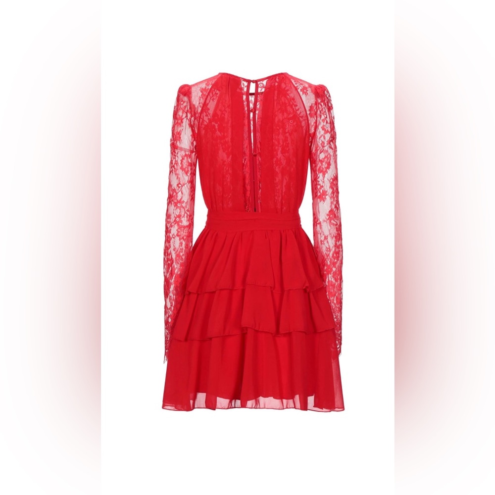 Beautiful red dress size medium worn once for 4 hours